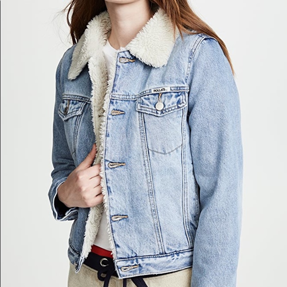 Rolla’s Denim Sherpa Jacket